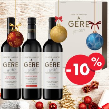 A.Gere Klasszikus 3-os Borcsomag Díszdobozban