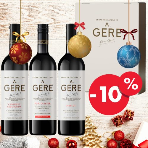 A.Gere Klasszikus 3-os Borcsomag Díszdobozban
