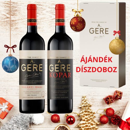 Gere Attila Prémium Borcsomag Ajándék Díszdobozban
