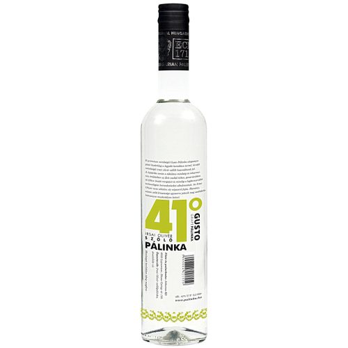 Gusto Irsai Olivér Szőlő Pálinka 41% 0,5l DRS