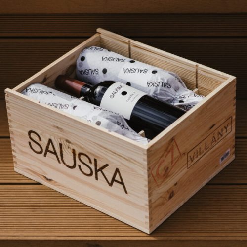 Sauska Villány Mix Fadobozban